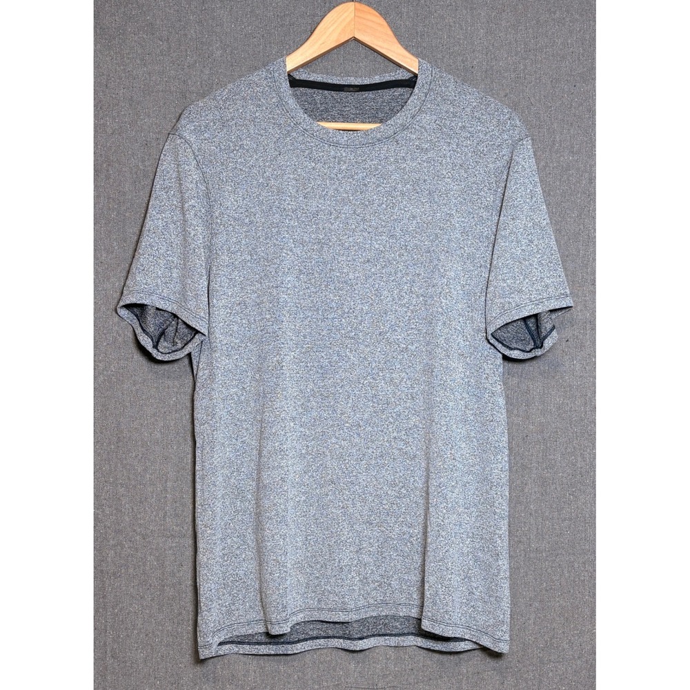 Lululemon Metal Vent Tech Short Sleeve Shirt Mens Heathered Grey Tee